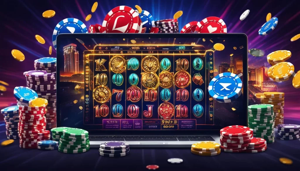 Cô gái dealer xinh đẹp đang chia bài trong sòng bạc trực tuyến của Win55 88k